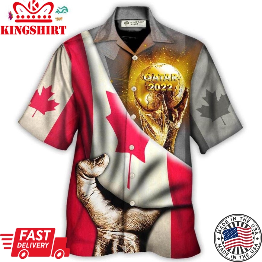 World Cup Qatar 2022 Canada Will Be The Champion Hawaiian Shirt