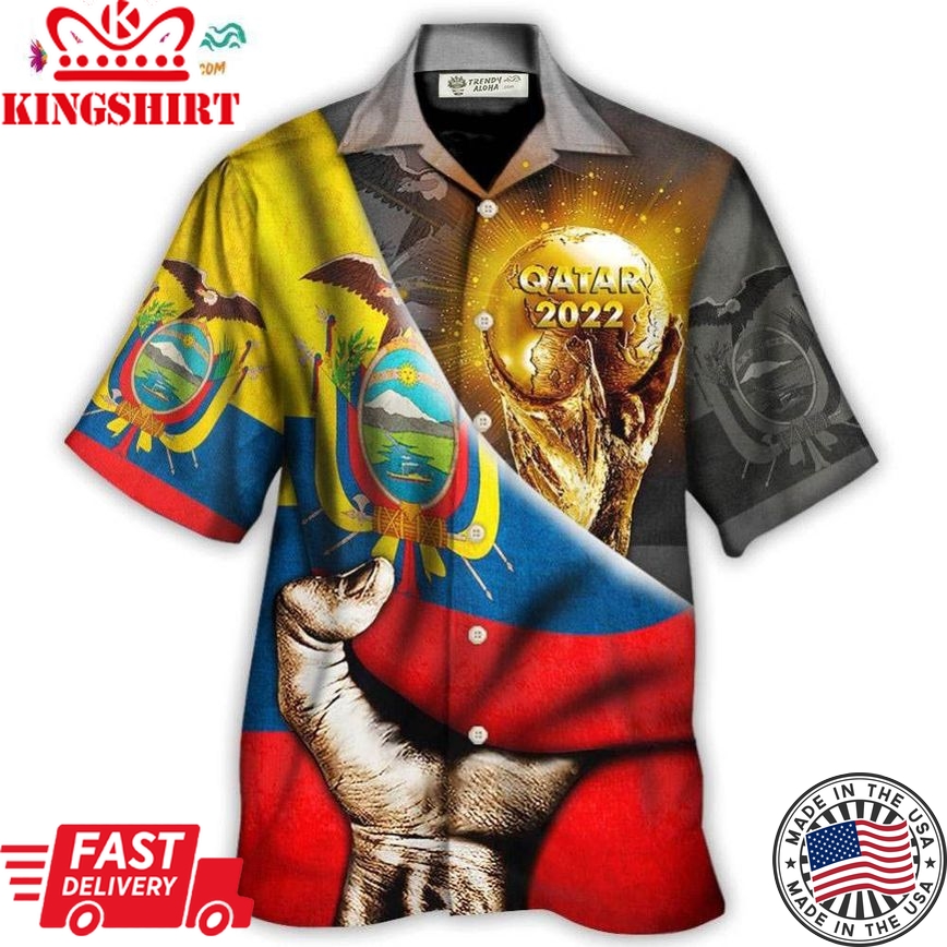 World Cup Qatar 2022 Ecuador Will Be The Champion Hawaiian Shirt