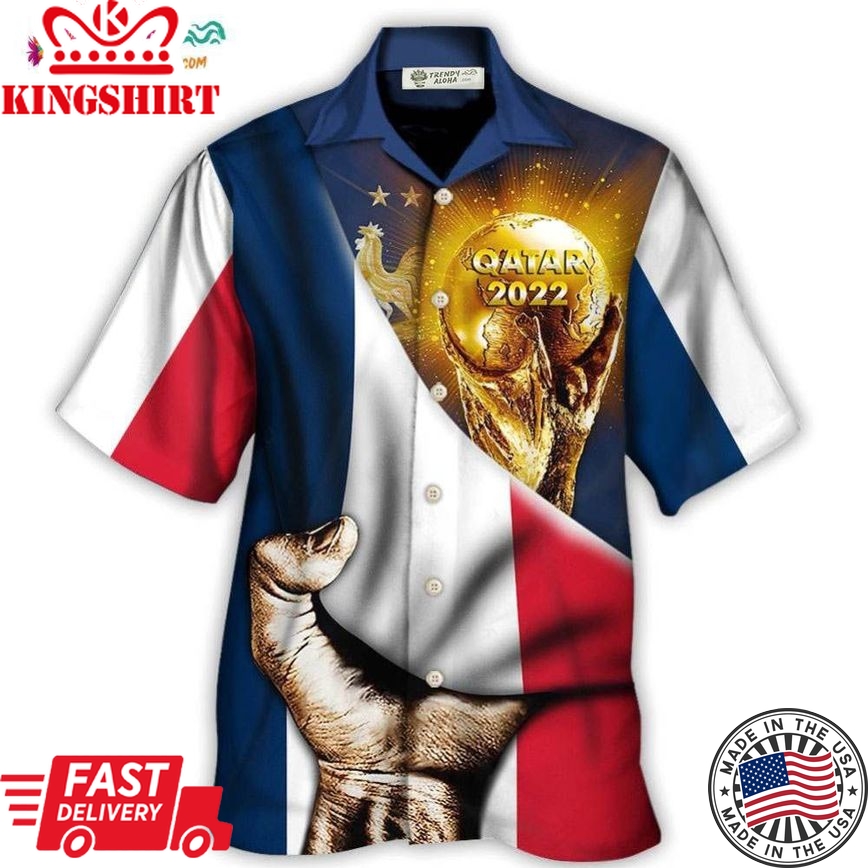 World Cup Qatar 2022 France Will Be The Champion Flag Vintage Hawaiian Shirt