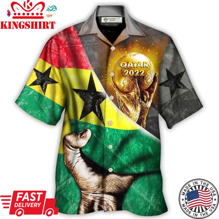 World Cup Qatar 2022 Ghana Will Be The Champion Hawaiian Shirt