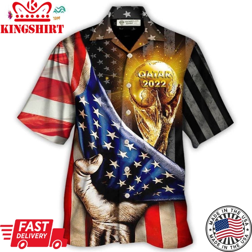 World Cup Qatar 2022 Usa Will Be The Champion Hawaiian Shirt