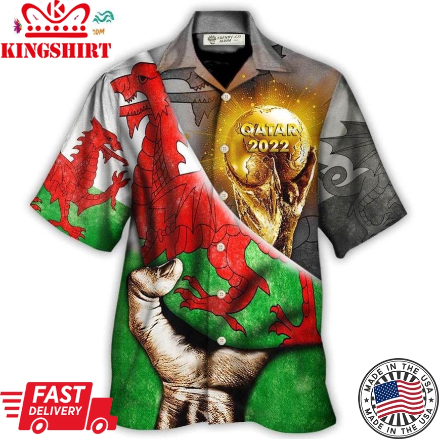 World Cup Qatar 2022 Wales Will Be The Champion Hawaiian Shirt