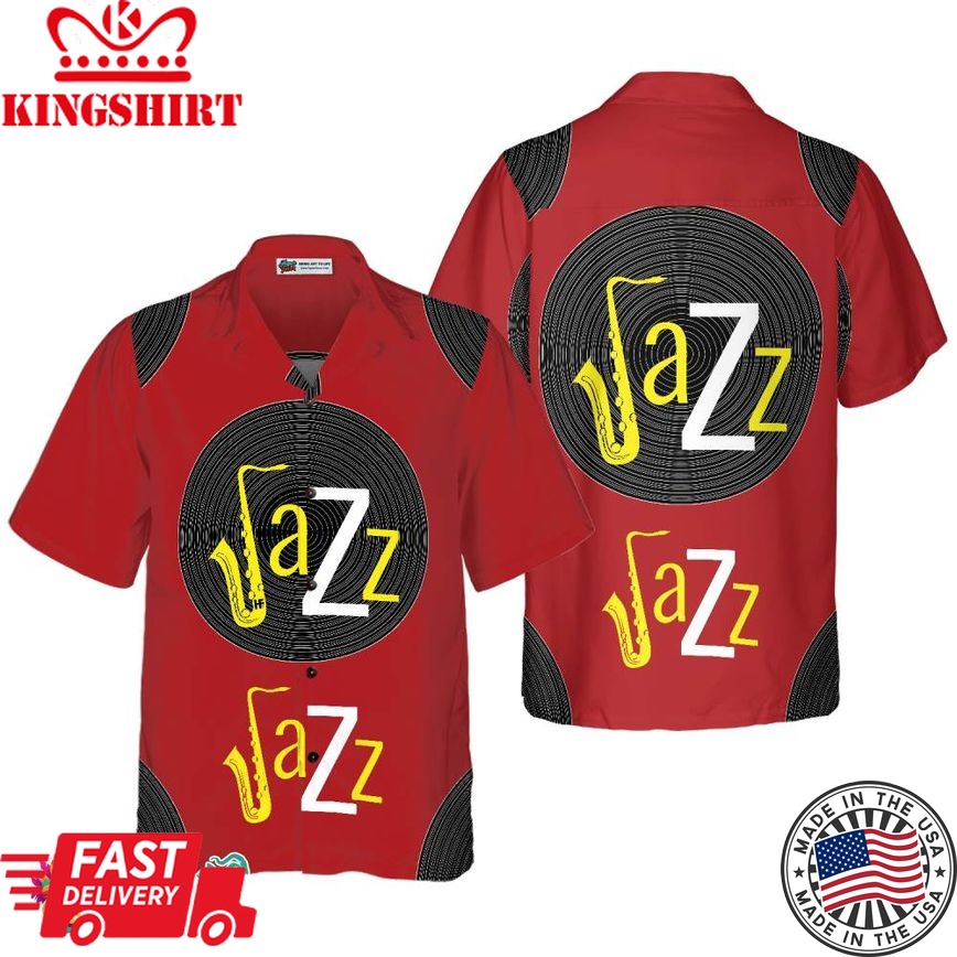 World Of Jazz Shirt For Men Hawaiian Shirt