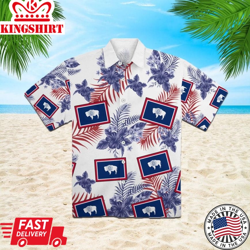 Wyoming Proud Trendy Hawaiian Shirt