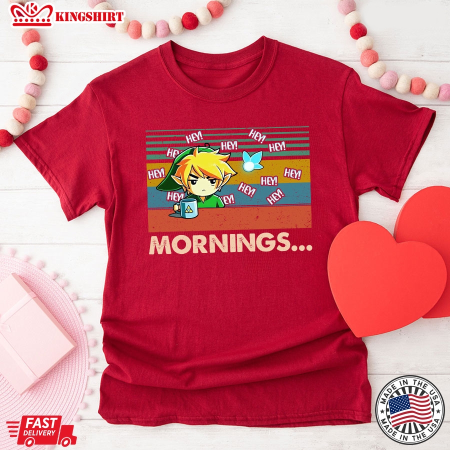 Zelda Hey Morning Vintage T-Shirt