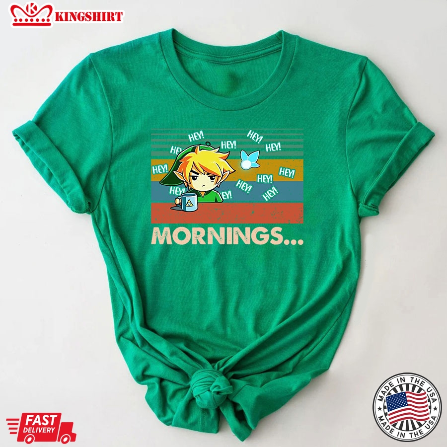 Zelda Hey Morning Vintage T-Shirt