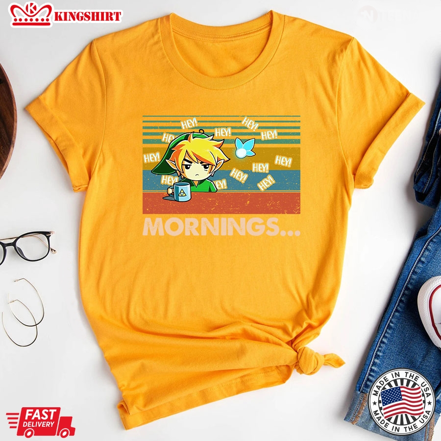 Zelda Hey Morning Vintage T-Shirt