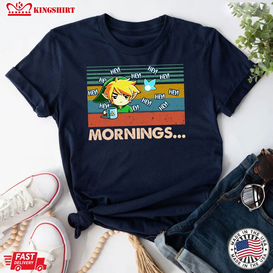 Zelda Hey Morning Vintage T-Shirt