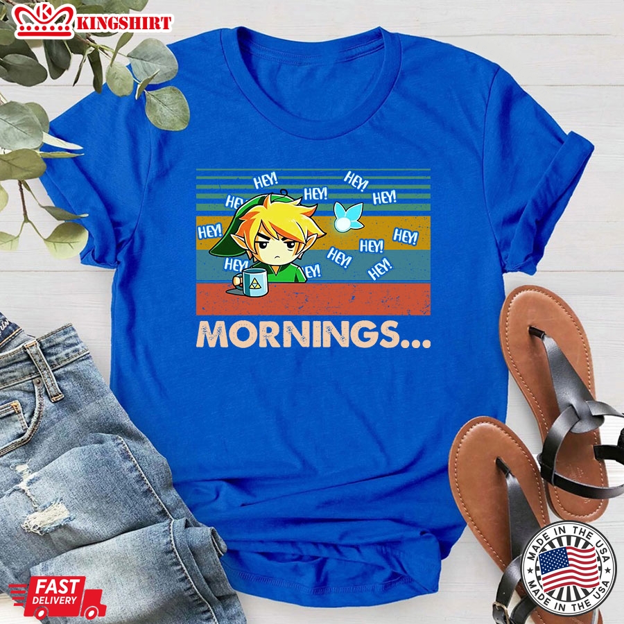 Zelda Hey Morning Vintage T-Shirt