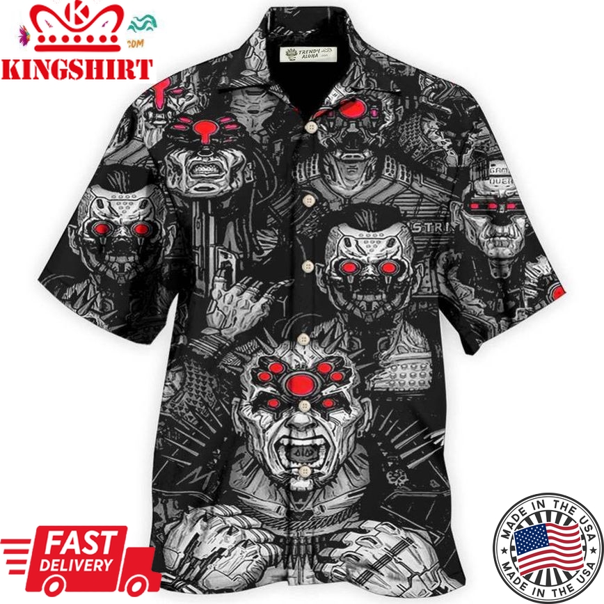 Zombie Will Work For Your Brains Hawaiian Shirt