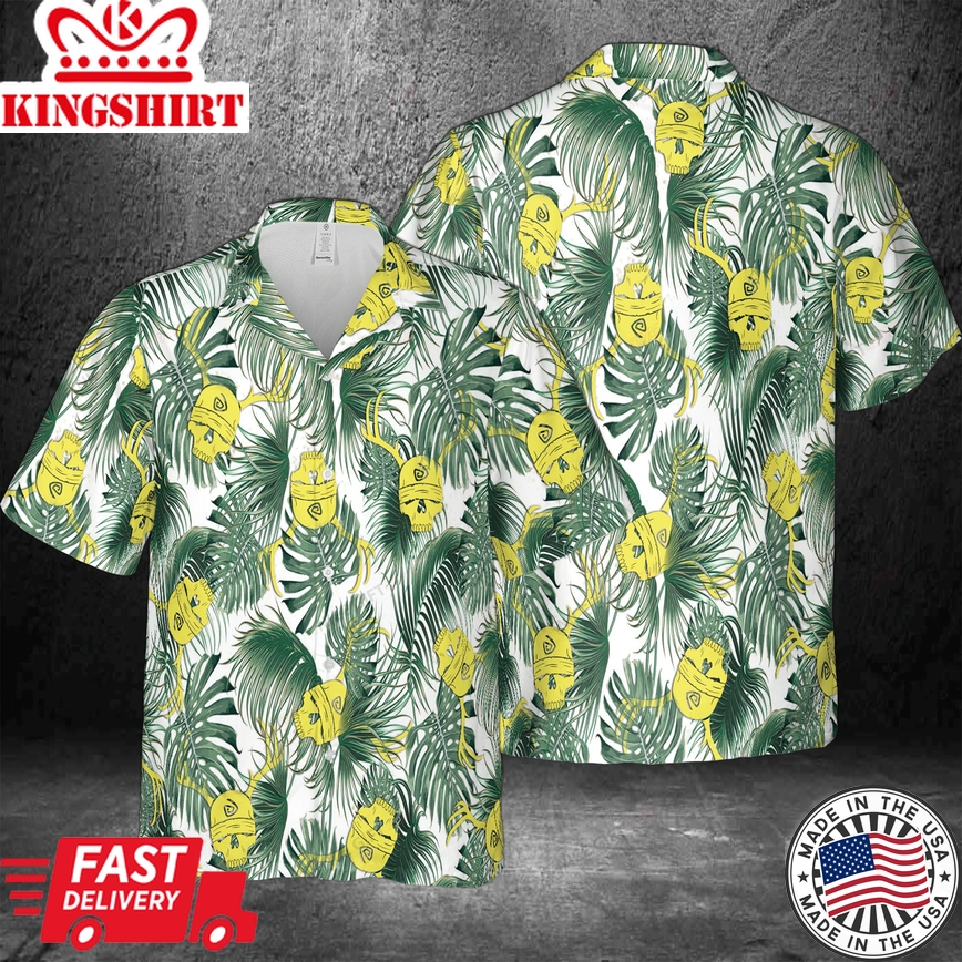 3D Shirt Showcasing The King In Yellows Hawaiian Sojourn