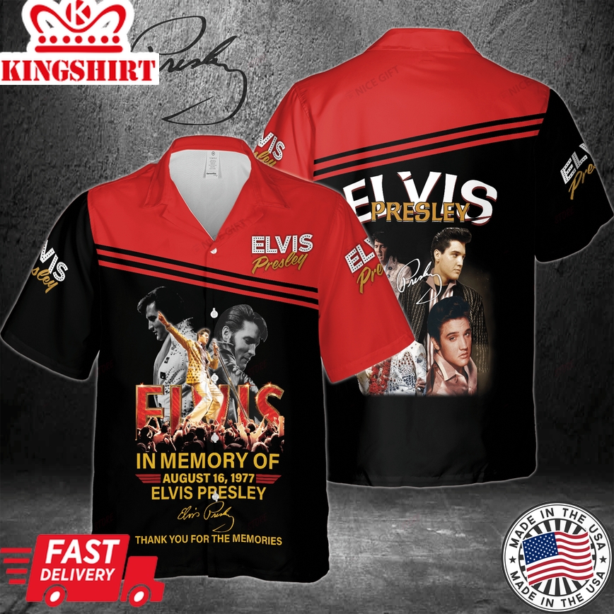 A Tribute to the Legend: Elvis Presley Hawaiian 3D Apparel