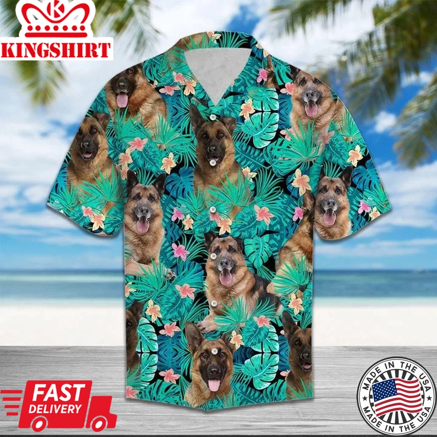 Awesome Beagle Cute Dog Christmas Flower Trendy Hawaiian Shirt For Men, Gift For Dog Lovers