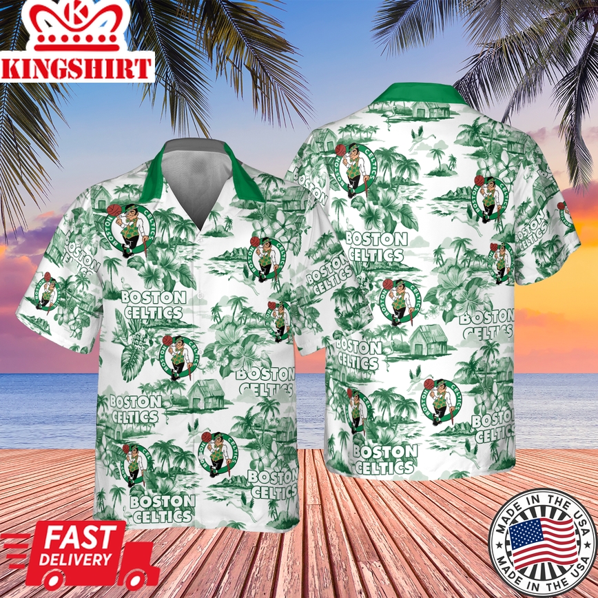 Boston Celtics Authentic Island Vibe Aloha Shirt