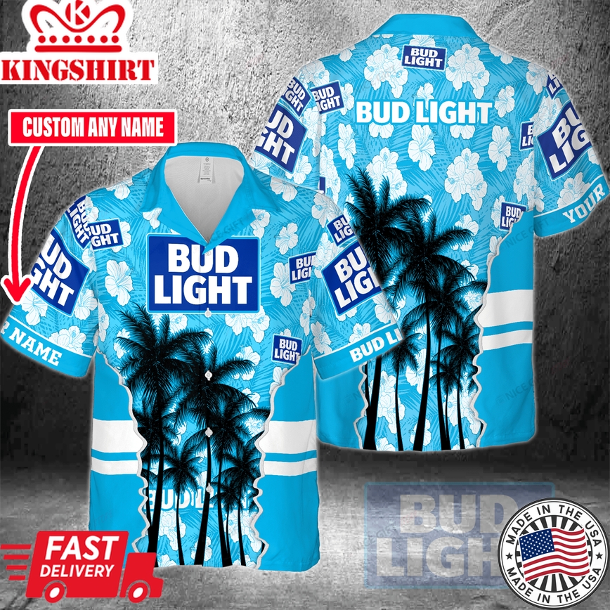 Bud Light Personalized Shirt in Exotic Style