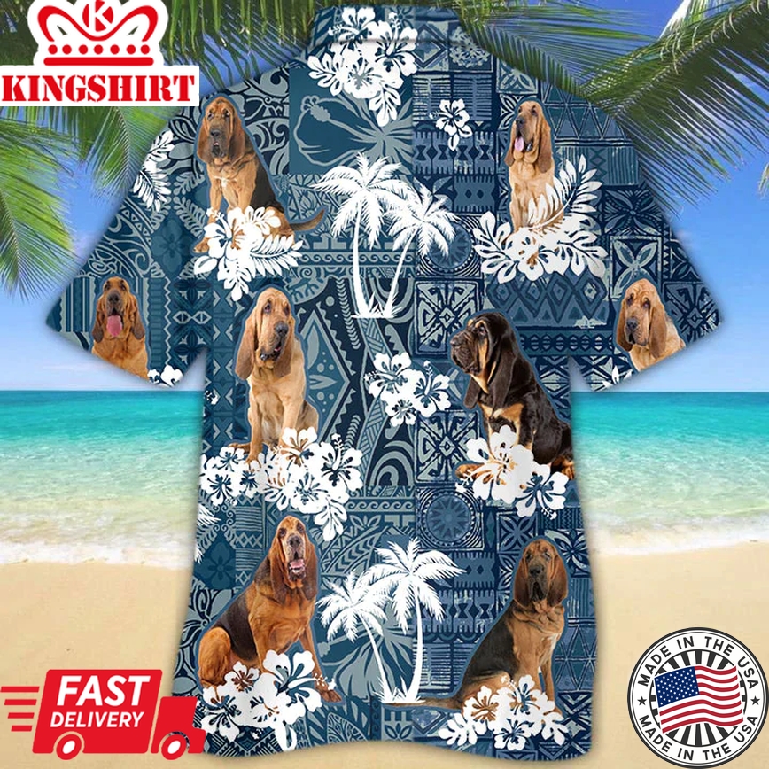 Bullmastiff Trendy Hawaiian Shirt