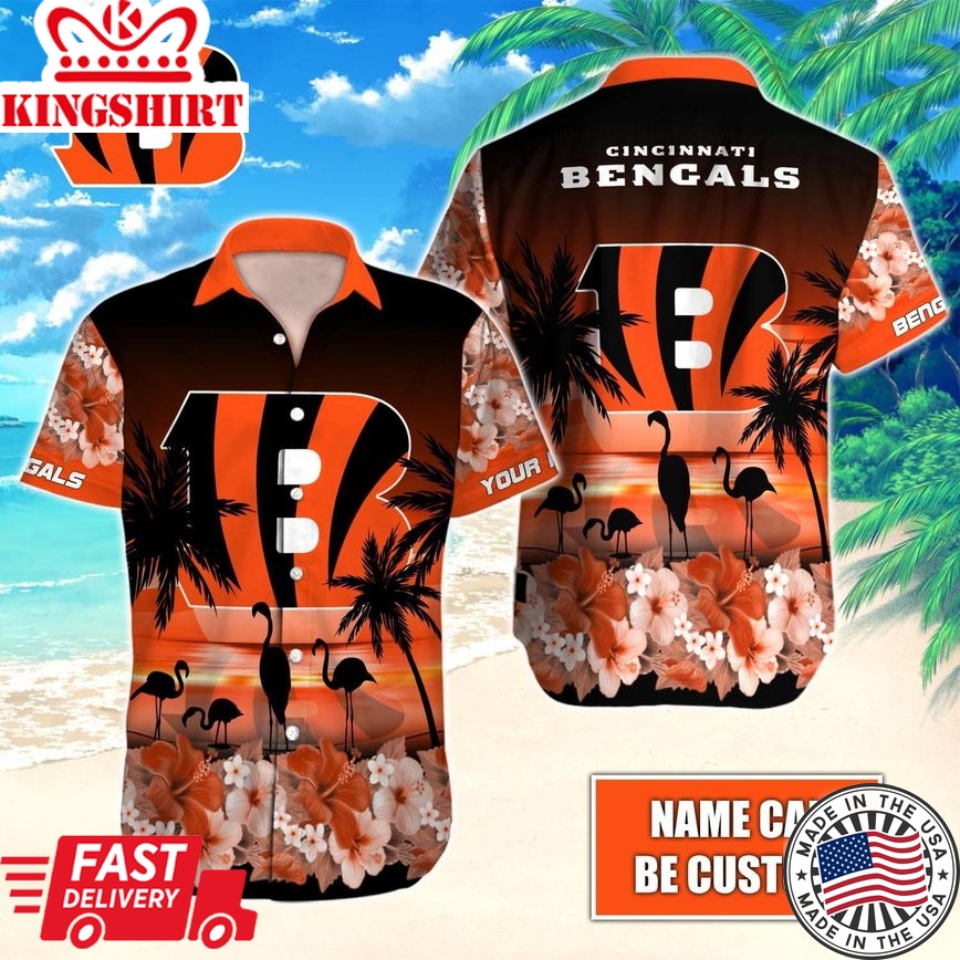 Cincinnati Bengals Glory Flourishes in Hawaiian Design