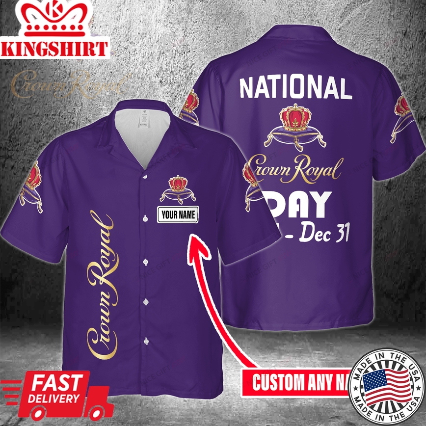 Crown Royal Aficionados Custom Hawaiian Shirt