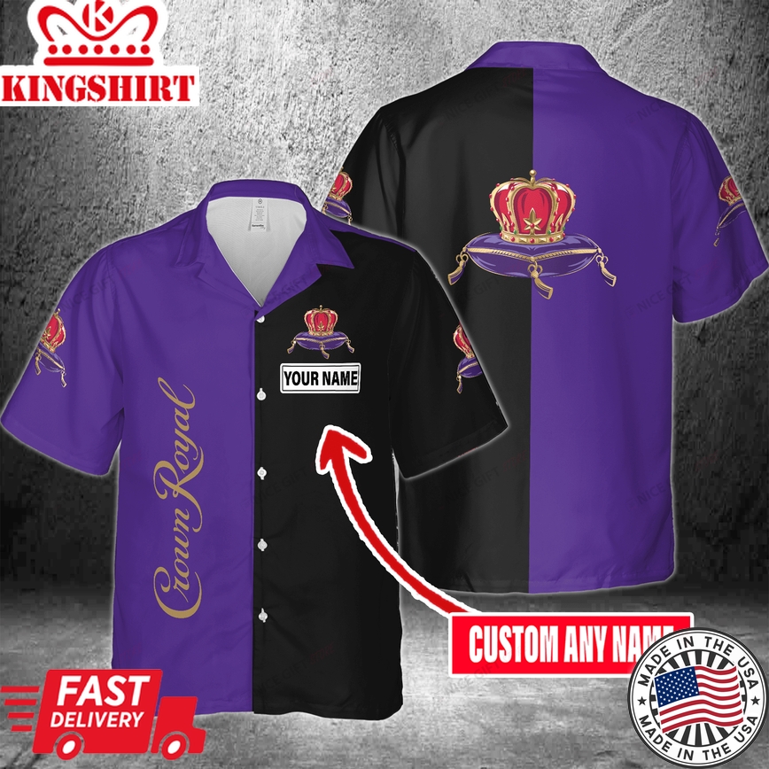 Crown Royal Tropical Shirt Customized With Your Name