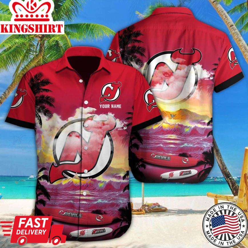 Custom Hawaiian Experience with New Jersey Devils Passion