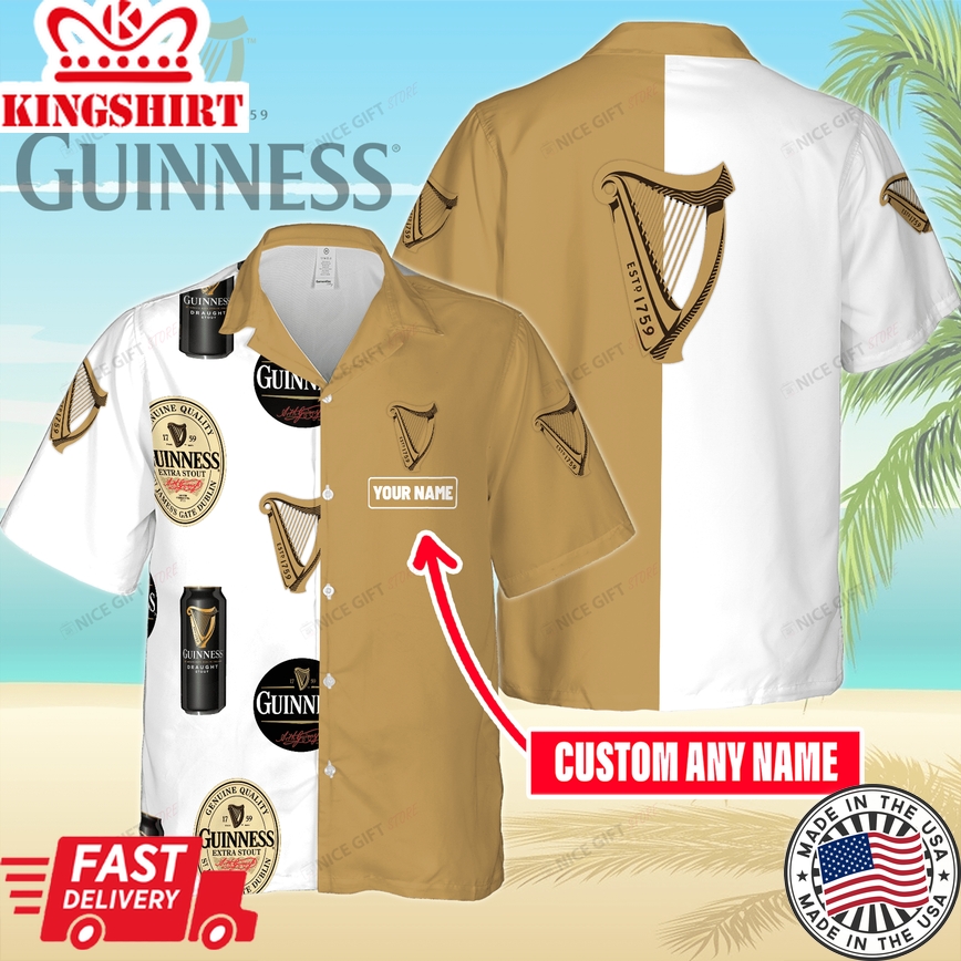 Custom Name Aloha Getaway Shirt Inspired by Guinness