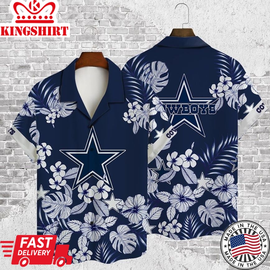 Dallas Cowboys Hawaiian Shirt with Premium Finish