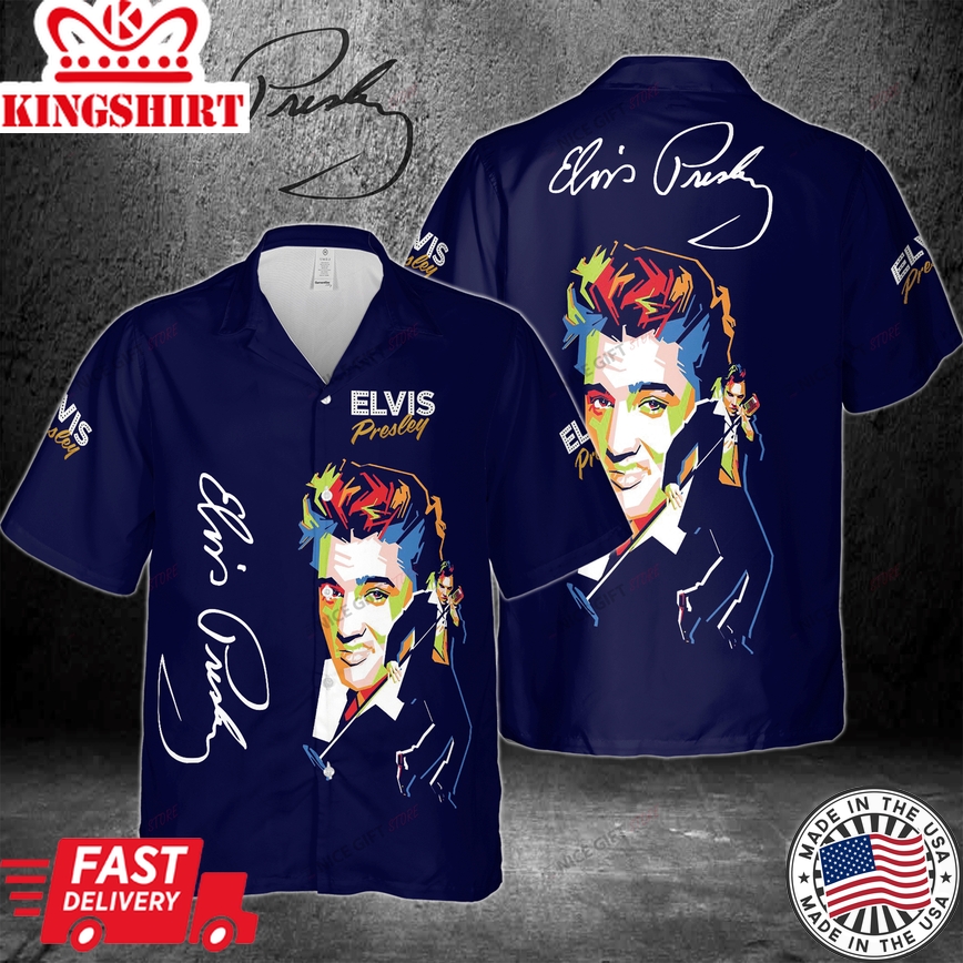 Delight in the Sonic Waves of Elvis via 3D Hawaiian Wear