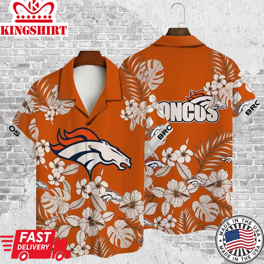 Denver Broncos Elite Edition Aop Hawaiian Shirt