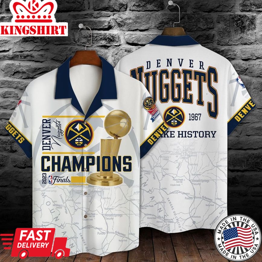 Denver Nuggets 1St Champions 3D Print Hawaiian Shirt