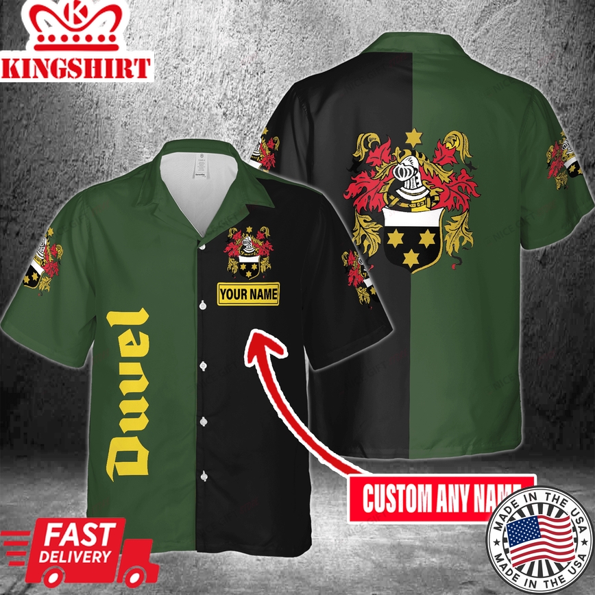 Duvel Hawaiian Shirt With Personalized Name Print