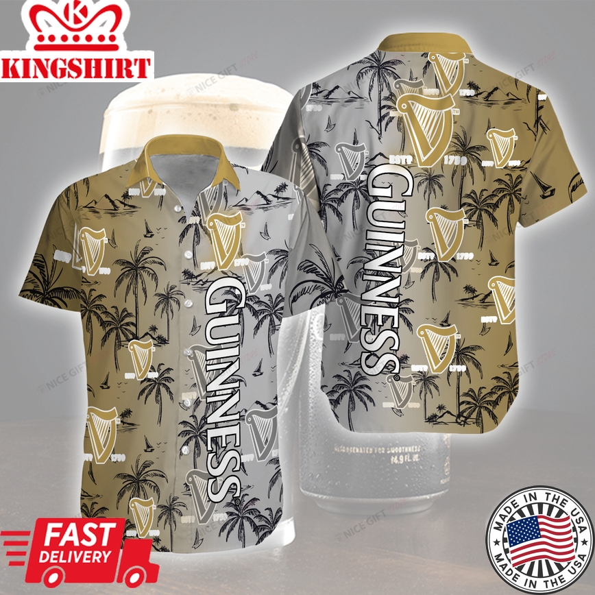 Guinness Aloha Shirt with Irish Tropical Inspiration