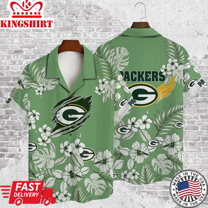 Hawaiian Shirt Classic Design of Green Bay Packers