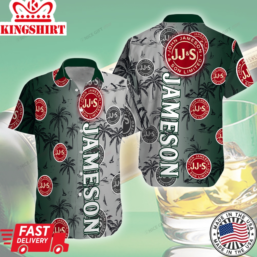 Jameson Traditional Irish Inspired Hawaiian Shirt