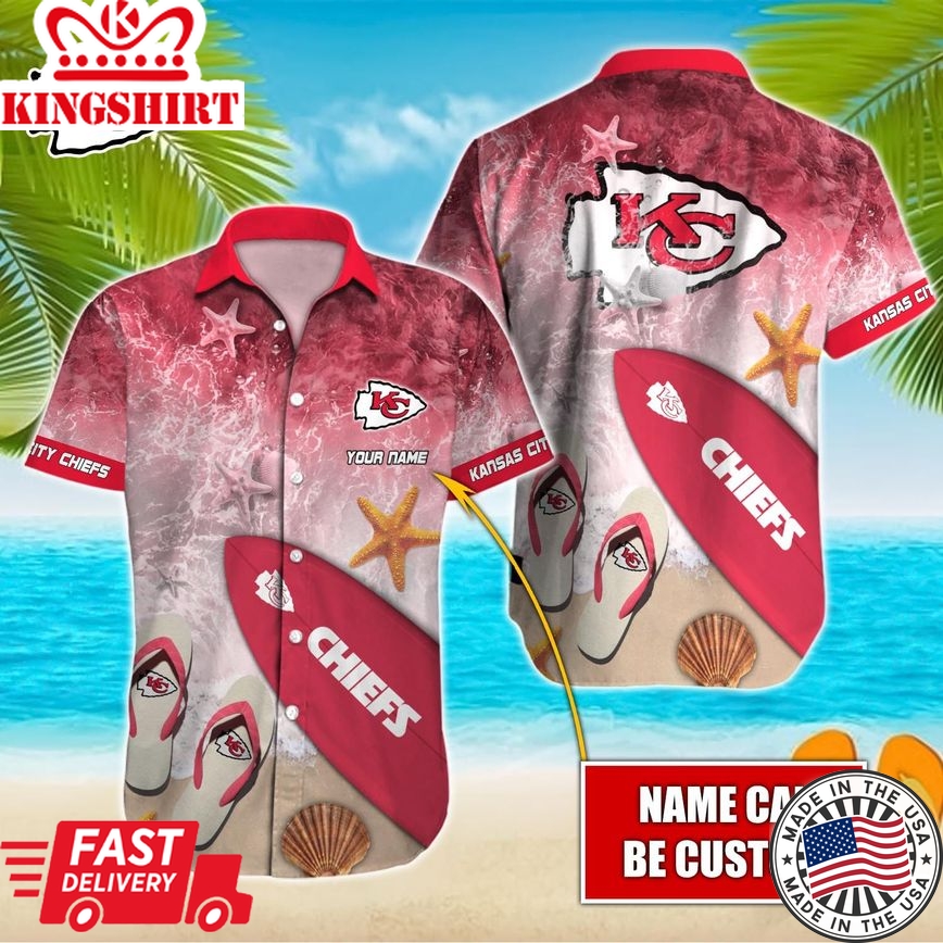 Kansas City Chiefs Custom Name Hawaiian Shirt