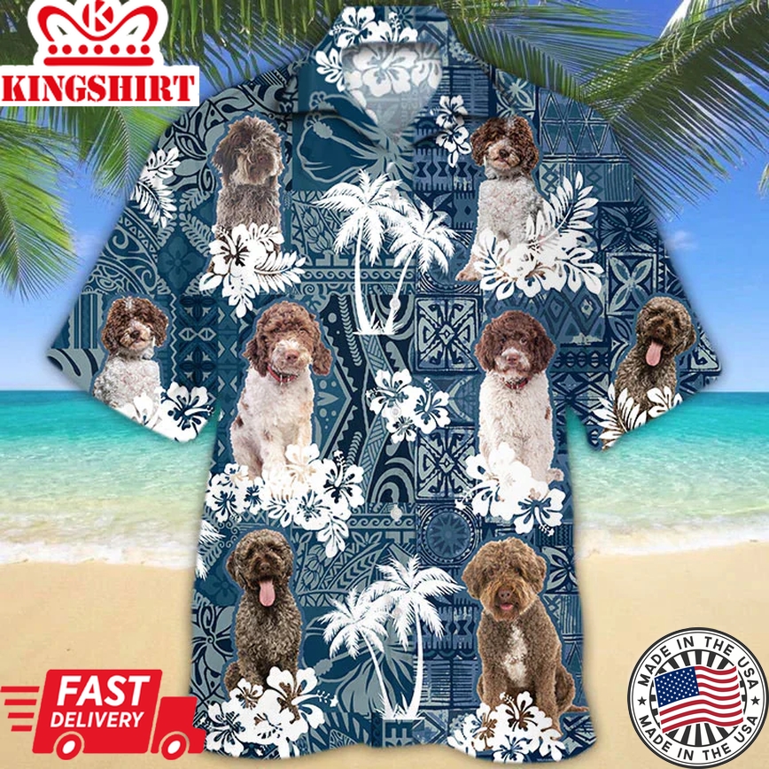 Lagotto Romagnolo Trendy Hawaiian Shirt