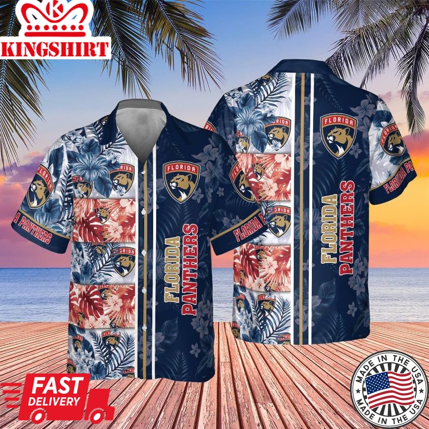 Limited Aop Hawaiian Shirt of Florida Panthers