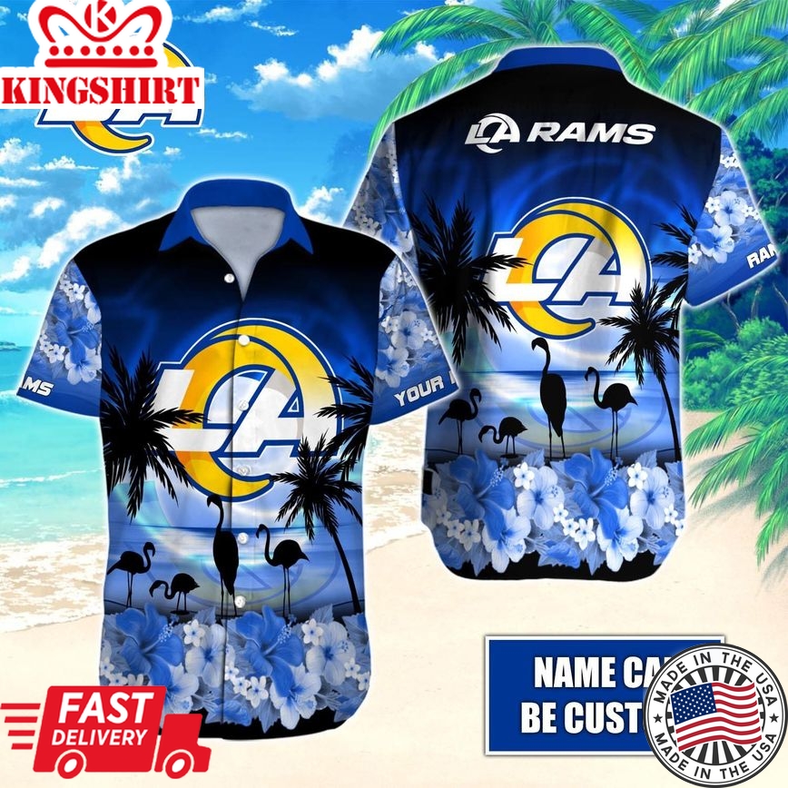 Los Angeles Rams Spirit Aloft in Hawaiian Custom Threads