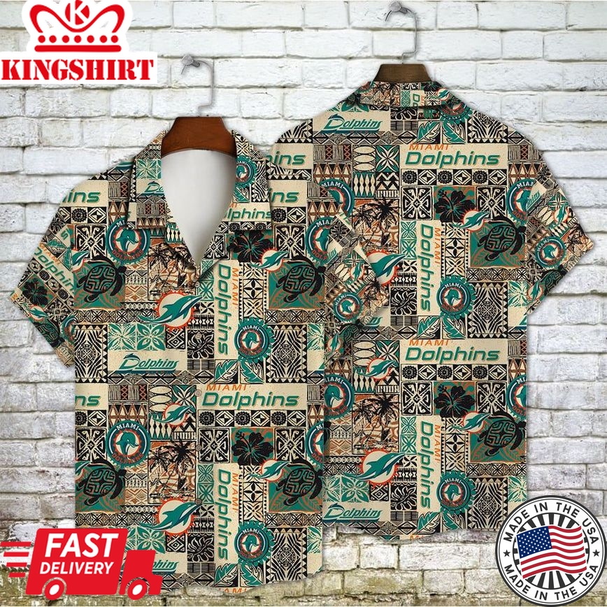 Miami Dolphins Aop Hawaiian Shirt Original Design