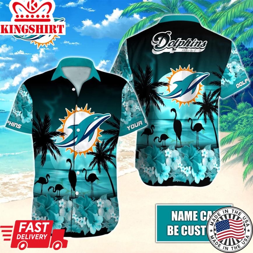 Miami Dolphins Odyssey Encaptured in Hawaiian Design