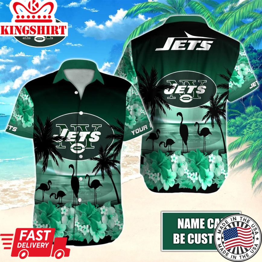 New York Jets Spirit Captured in Hawaiian Custom