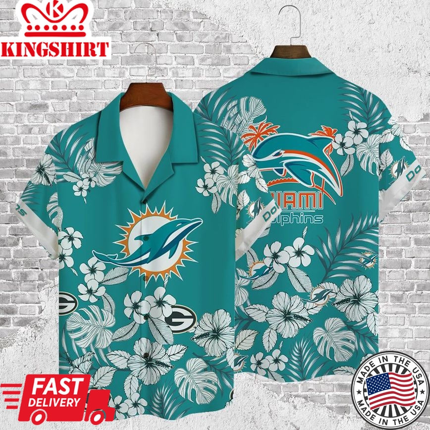 Original Design Hawaiian Shirt Miami Dolphins Theme