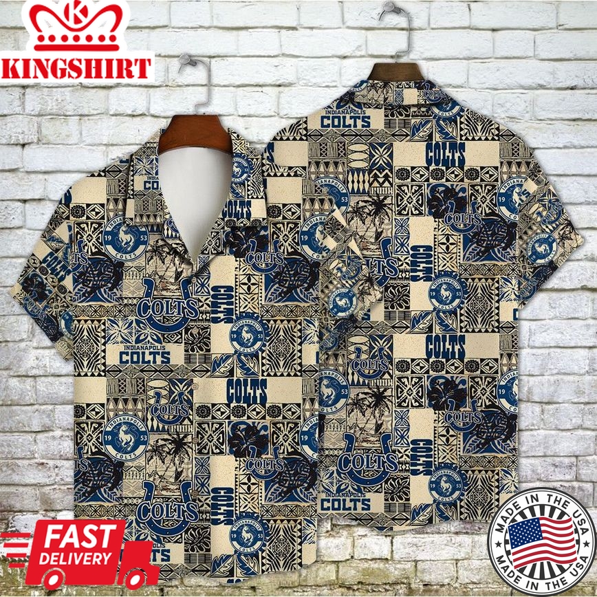 Original Indianapolis Colts Hawaiian Aop Shirt