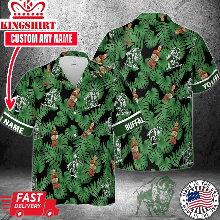 Personalized Buffalo Trace Name Aloha Shirt Design