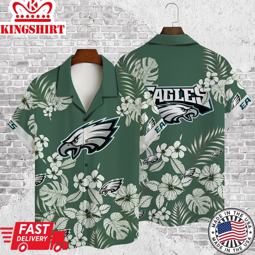 Philadelphia Eagles Aop Hawaiian Shirt Classic