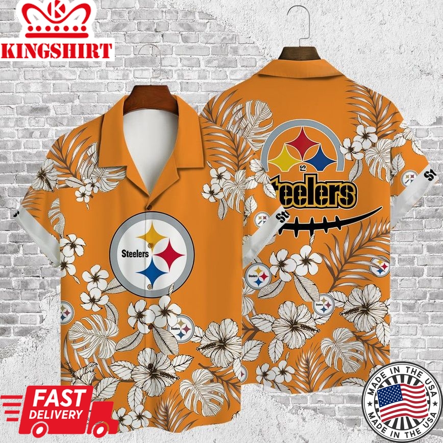 Pittsburgh Steelers Aop Hawaiian Shirt Signature