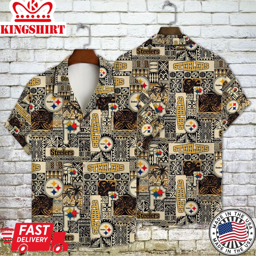 Pittsburgh Steelers Hawaiian Aop Shirt Classic