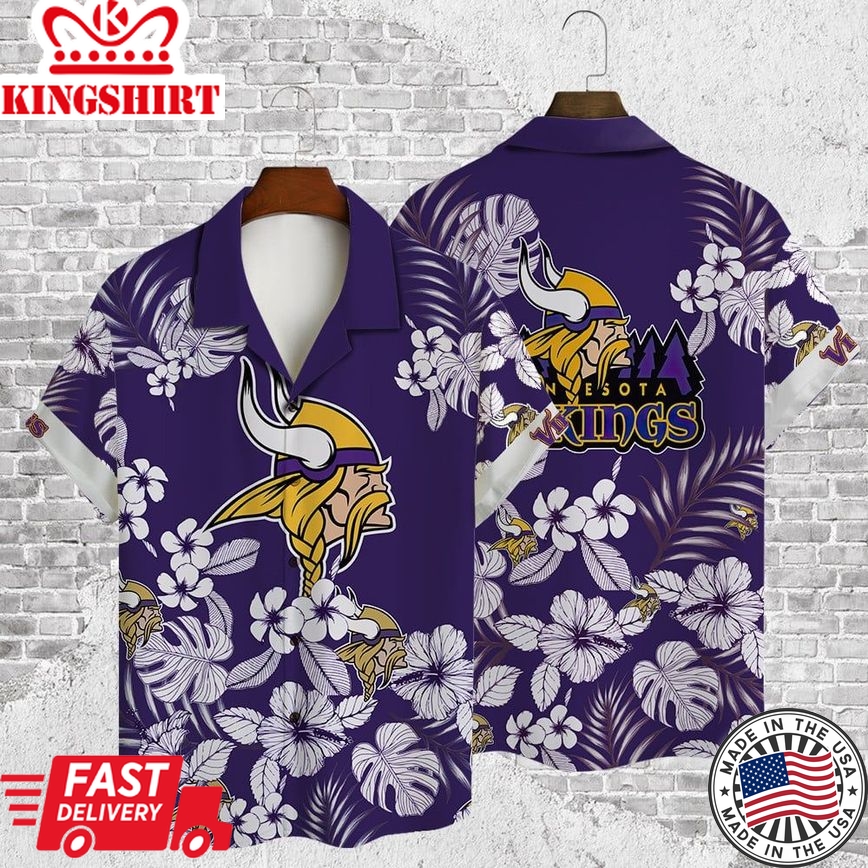 Premium Finish Hawaiian Shirt Minnesota Vikings