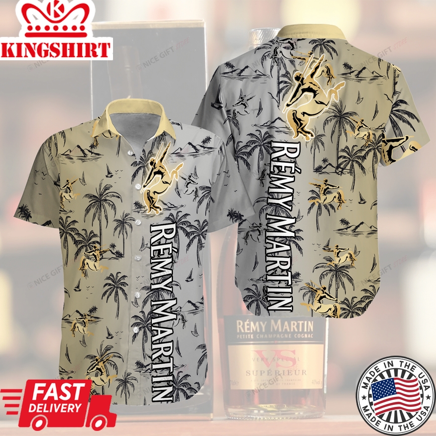 Remy Martin Classic Hawaiian Vacation Theme Shirt