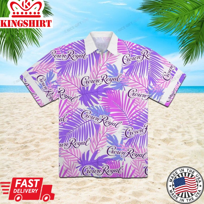 Signature Crown Royal Hawaiian Shirt Series Design