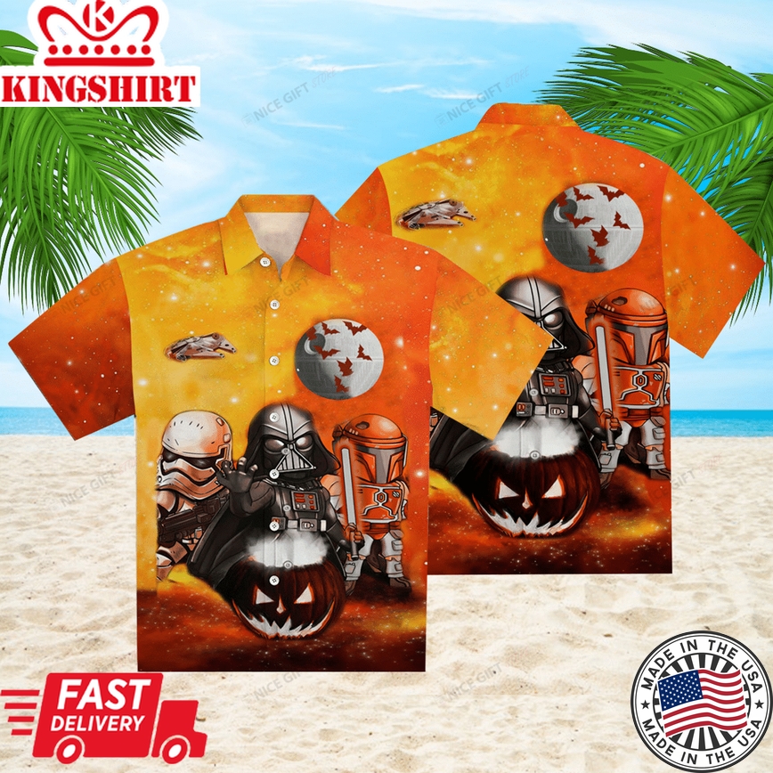 Star Wars Aloha Shirt Featuring Custom Name and Design